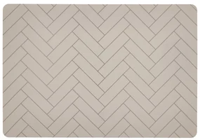 Béžové silikónové prestieranie Södahl Tiles, 33 x 48 cm