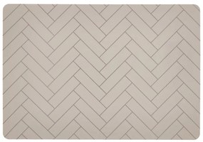 Béžové silikónové prestieranie Södahl Tiles, 33 x 48 cm