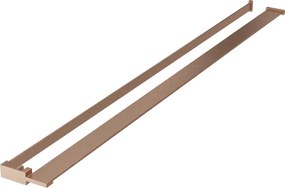Mexen príslušenstvo, polička/držiak na uteráky pre sprchovú zástenu (max 140cm), medená matná, 800-02-65