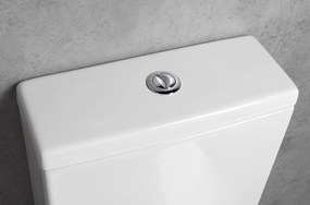 Bruckner Bruckner, DARIO RIMLESS WC kombi misa s nádržkou, spodný/zadný odpad, biela, 201.437.4