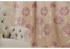 Béžový záves 140x245 cm Izolde – Mendola Fabrics