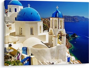 Obraz - Santorini, Grécko (70x50 cm)