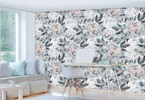 Fototapeta - Pastelové pivonky (152,5x104 cm)