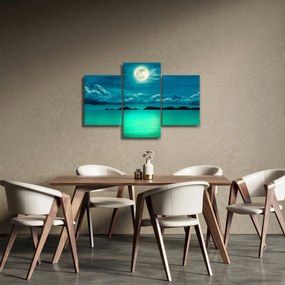 Obraz - Spln nad hladinou (90x60 cm)