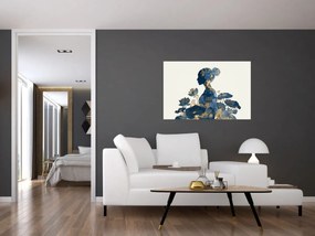 Obraz - Mramorový profil ženy (90x60 cm)