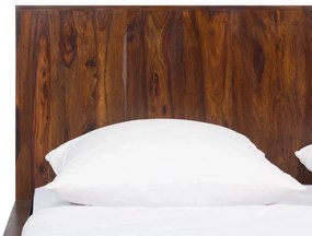furniture-nabytek.cz - Masívna posteľ Palison z palisandrového dreva, lakovaná, hnedá – 192×212×110 cm