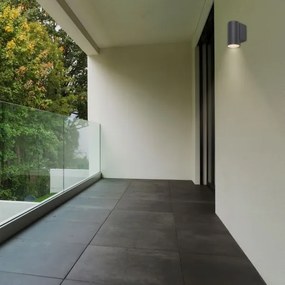 Rabalux 8118 - Vonkajšie nástenné svietidlo PHOENIX 1xGU10/10W/230V IP54 šedá