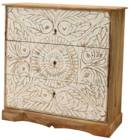 Komoda Sita 115x115x45 indický masív mango