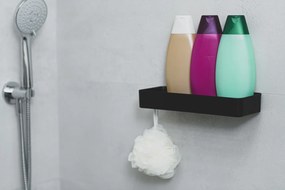 Kuchinox APO, nástenná polička 286x108x43 mm, čierna matná, LAV-AKA_701T