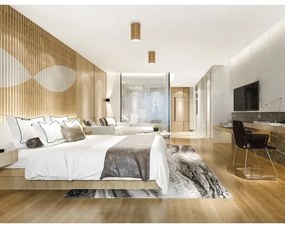 Bodové svietidlo CLEO 1xE27/24W/230V zlatá