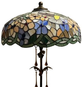 Lampa do obývačky Tiffany SPRING Murano Iron Base 56*40