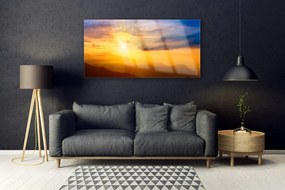 Obraz plexi Hory slnko mraky príroda 120x60 cm