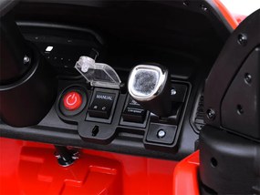 JOKOMISIADA Detské hasičské auto na batérie RAM pickup s majákom a sirénou PA0323