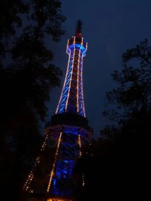 DECOLED Světelná girlanda pro žárovky s paticí E27 - 10 m, 20 objímek, IP67, černý kabel