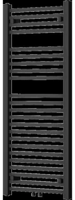 Mexen Pluton radiátor kúpeľňový 1200 x 500 mm, 625 W, čierny - W106-1200-500-00-70