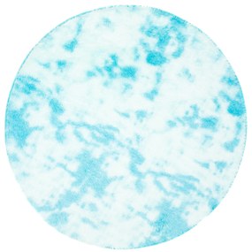DECOREUM  Koberec modrý SILK MR-582 35842V 130x130 cm