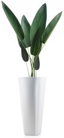 PLASTOVÝ KVETINÁČ MORA 39X81 CM BIELA