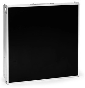 ModernHome Turistický stolík, skladací kempingový stolík, čierna doska, 180 x 60 cm