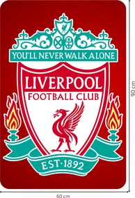 FC Liverpool - textilná nálepka na stenu