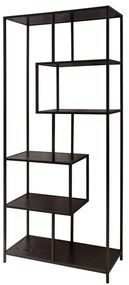 Polica Slim Line 185x77cm čierny jaseň