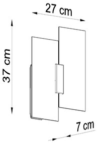 Sollux Lighting Nástenné svietidlo FABIANO