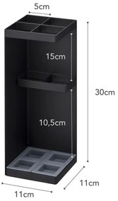 Čierny stojan na dáždniky YAMAZAKI Smart