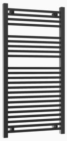 Gamma Erga Proper, vykurovacie teleso 1200x600 mm, 826W, čierna, ERG-LAV-PROP-12060-BK