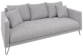 Svetlosivá ženilková pohovka 200 cm Freya – Ropez