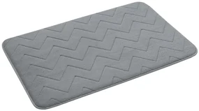 Gedy Gedy, MOUSSE kúpeľňová predložka, 50x80 cm, 100% polyester, protisklz, sivá, 96MS508008