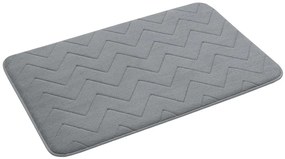 Gedy Gedy, MOUSSE kúpeľňová predložka, 50x80 cm, 100% polyester, protisklz, sivá, 96MS508008