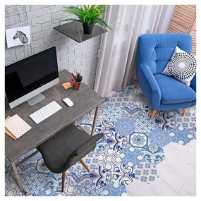 Sada 10 vodoodolných samolepiek na podlahu Ambiance Ursulina, 20 × 18 cm