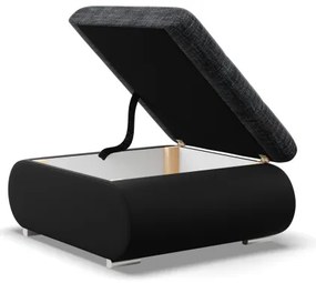 Taburetka FORESTA popolová / čierna