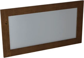 Sapho Sapho, BRAND zrkadlo 130x70x3cm, morený smrek, BA061S