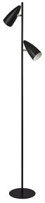 Searchlight EU60971BK - Stojacia lampa STYLUS 2xE14/7W/230V čierna