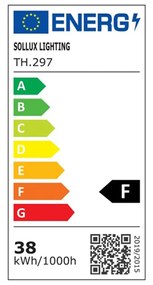 Thoro Lighting Závesné svietidlo FARGE čierne LED 3000K