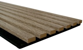 TRENDIE 3D Drevené lamely na stenu 255x30 cm - SANTALOVÉ DREVO