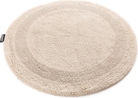 Kúpeľňový koberček Javo Cotton béžový kruh