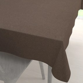 Biante Veľký dekoračný obdĺžnikový obrus BKR-504 Hnedý 240x280 cm