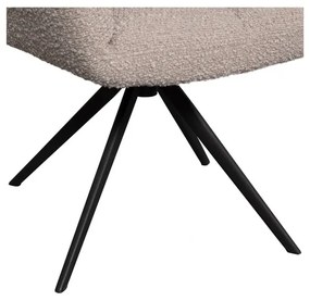 Béžové čalúnené jedálenské kreslo Vinny – WOOOD