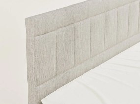 Béžová boxspring posteľ s úložným priestorom 160x200 cm Caya – Maison de Rêve