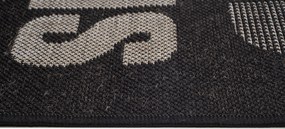 TA Koberec 20609 Čierna / strieborná Rozmer: 60x110 cm