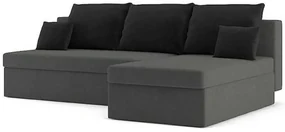 Rohová rozkladacia sedačka SUNNY,200x75x140,haiti 14/haiti 17,ľavá