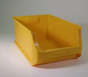 Allit Plastové boxy PLUS 5, 310 x 500 x 200 mm, žlté, 6 ks