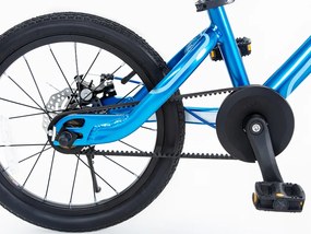 RoyalBaby Detský bicykel 16 palcov Mars, ľahký hliníkový – moderný RB16-26 modrý