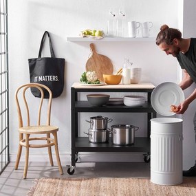 ZINC Odpadkový kôš "Oskar" 40 l - biela