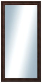DANTIK - Zrkadlo v rámu, rozmer s rámom 50x100 cm z lišty KOSTELNÍ malá hnedá (3165)