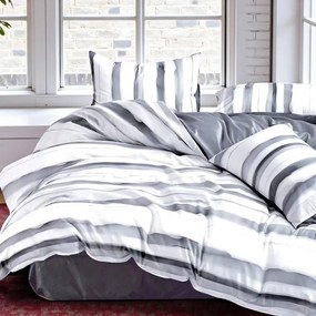 Posteľné obliečky Homa KORSA GREY 7-dielna sada 140x200 cm