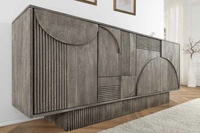 Dizajnová komoda Movement 170 cm sivé mango