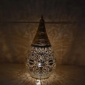 Stolná lampa filigree orient White & Gold WIRE DROP Ø20*45