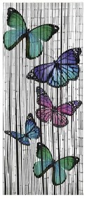 Bambusový záves do dverí 200x90 cm Butterflies - Maximex